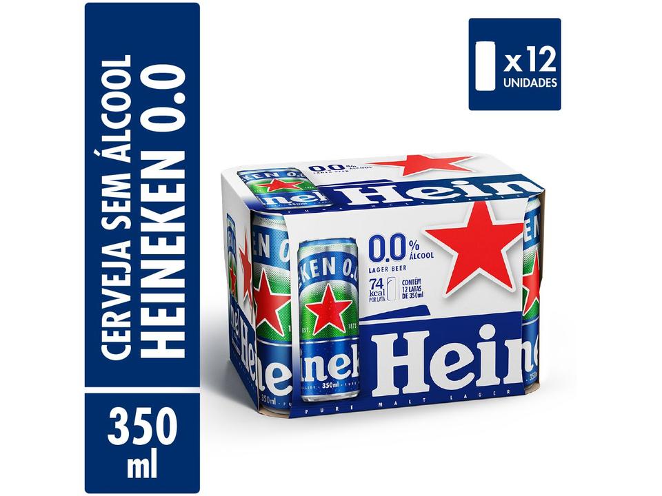 Cerveja Heineken Lager sem Álcool Puro Malte - 1