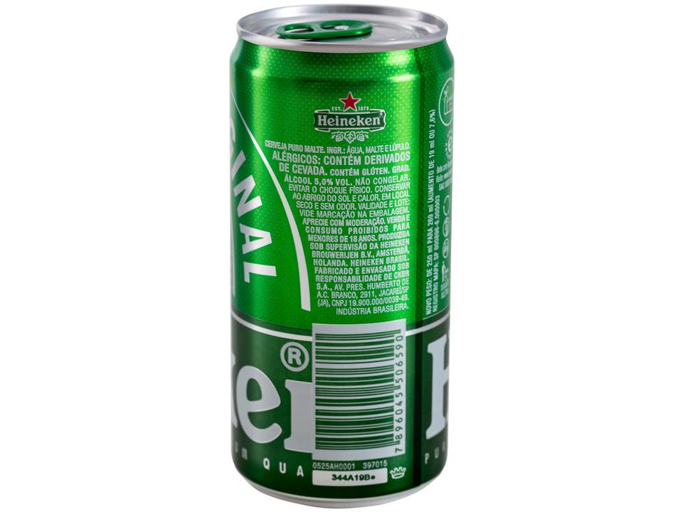 Cerveja Heineken Lata Puro Malte Lager 8 Unidades - 6