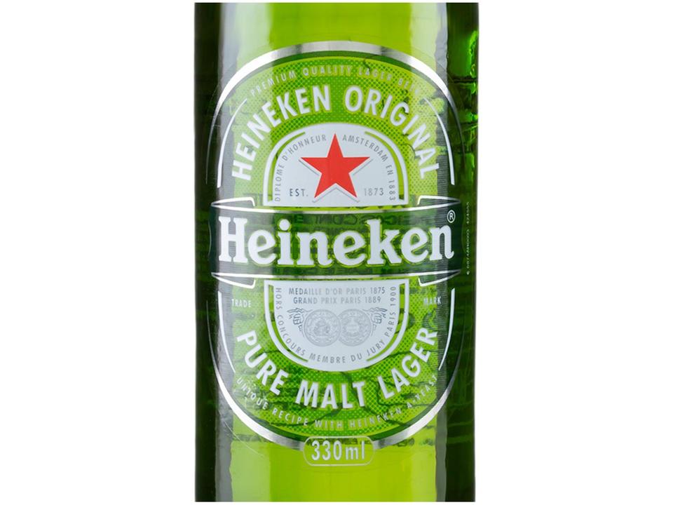 Cerveja Heineken Long Neck 330ml Pack com 6 Unidades - 8
