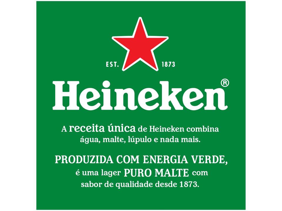 Cerveja Heineken Premium Puro Malte Lager - Pilsen 6 Garrafas Long Neck 330ml - 3