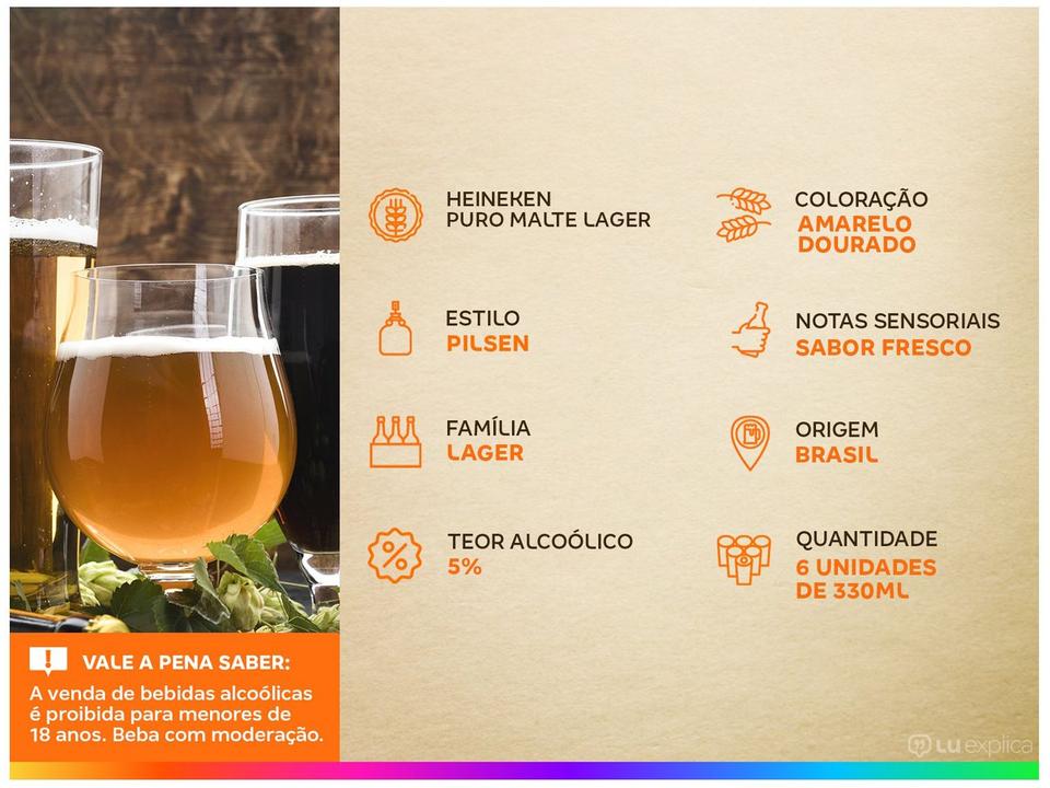 Cerveja Heineken Premium Puro Malte Lager - 2