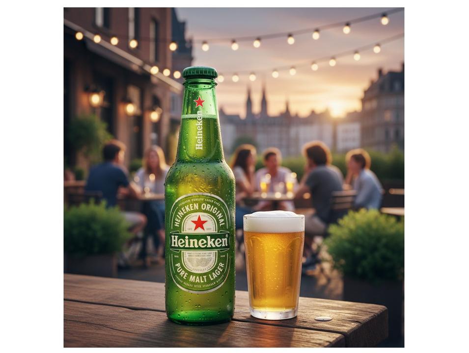 Cerveja Heineken Puro Malte 6 Unidades Garrafa 250ml - 3