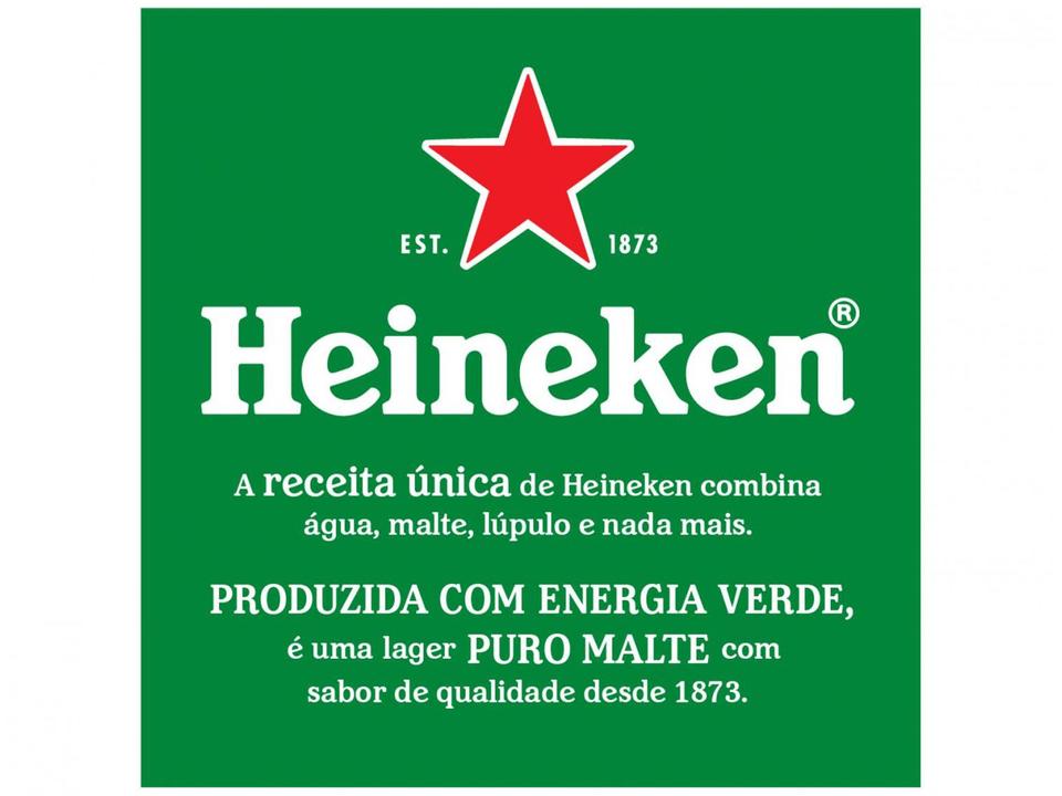 Cerveja Heineken Puro Malte Pilsen - 12 Unidades Garrafa 600ml - 5