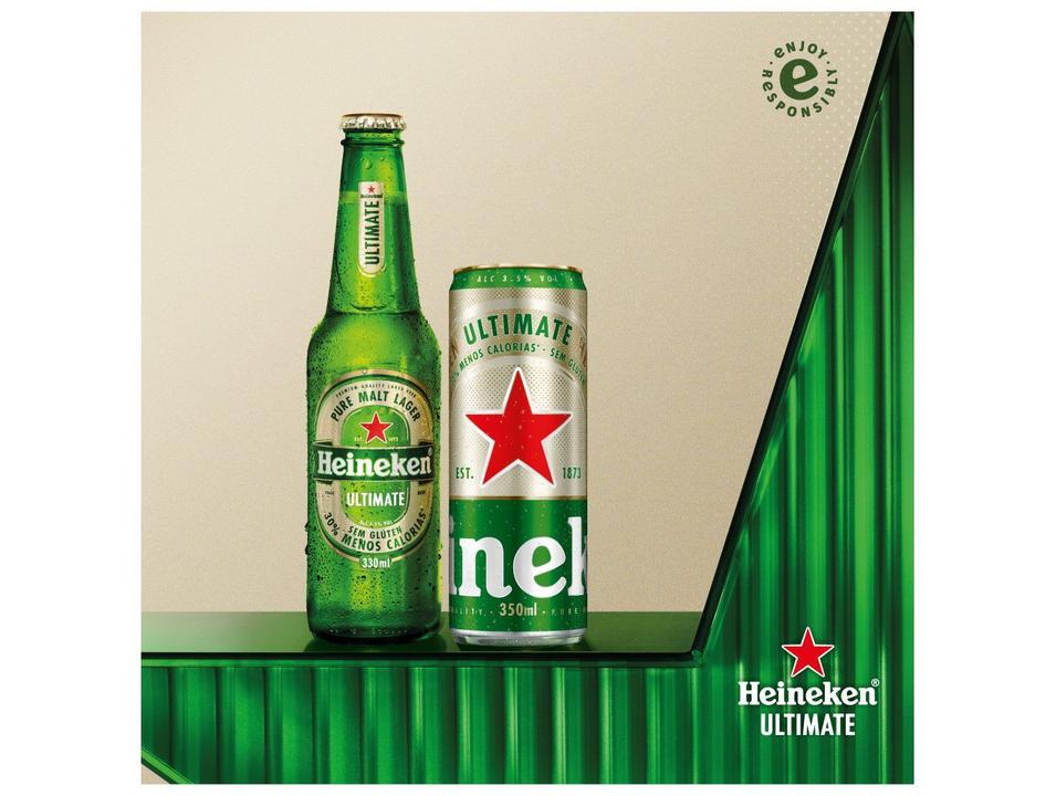 Cerveja Heineken Ultimate Sem Glúten Puro Malte 6 Unidades Garrafa 330ml - 3