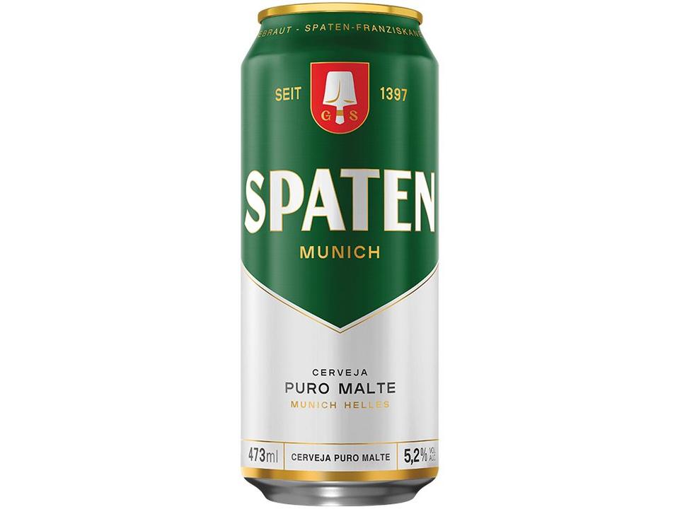 Cerveja Spaten Munich Puro Malte 12 Unidades Lata 473ml - 2