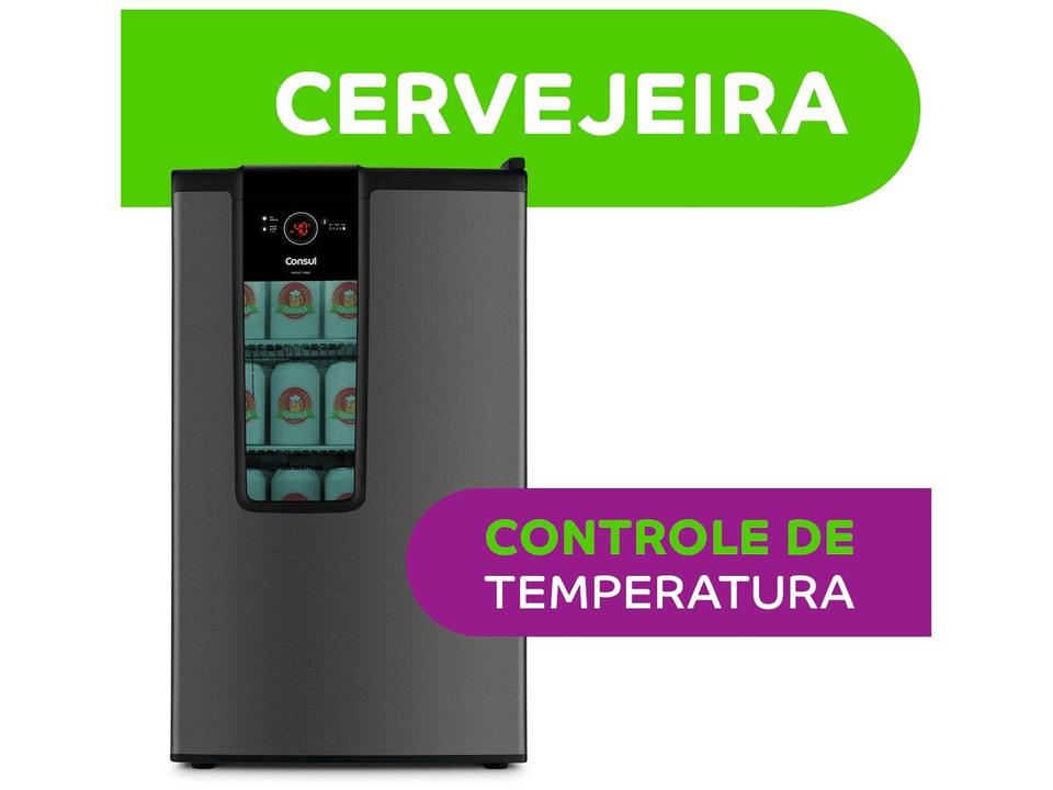 Cervejeira Consul Titanium 82L Display Na Porta Controle de Temperatura CZD12AT - 9