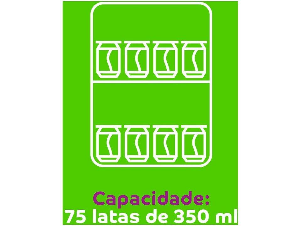 Cervejeira Consul Titanium 82L Display Na Porta Controle de Temperatura CZD12AT - 14