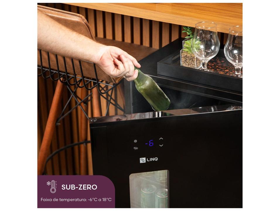 Cervejeira Linq CGT1P Vertical Preta 86L Frost Free - 4