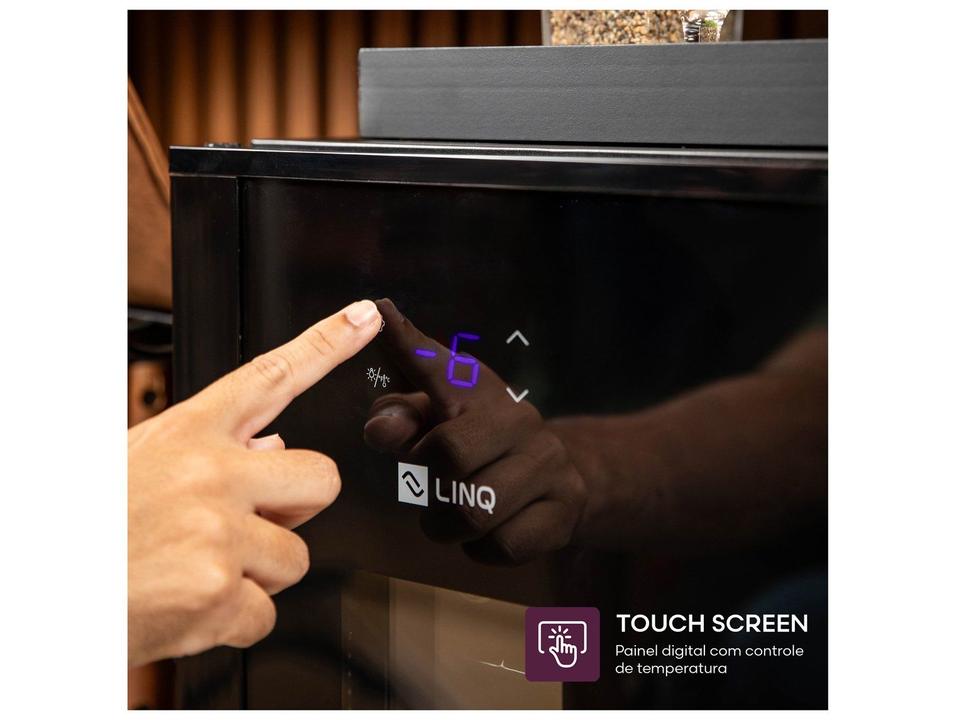 Cervejeira Linq CGT1P Vertical Preta 86L Frost Free - 5