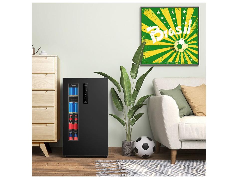 Cervejeira Midea MDRX150FGGDX02 Vertical Preta 82L Frost Free - 1