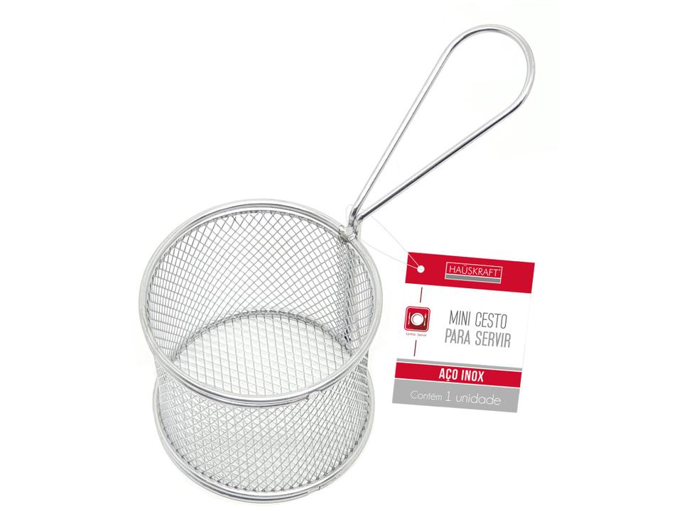 Cesta para Fritura Inox Redondo 17cm Hauskraft CSTO-007