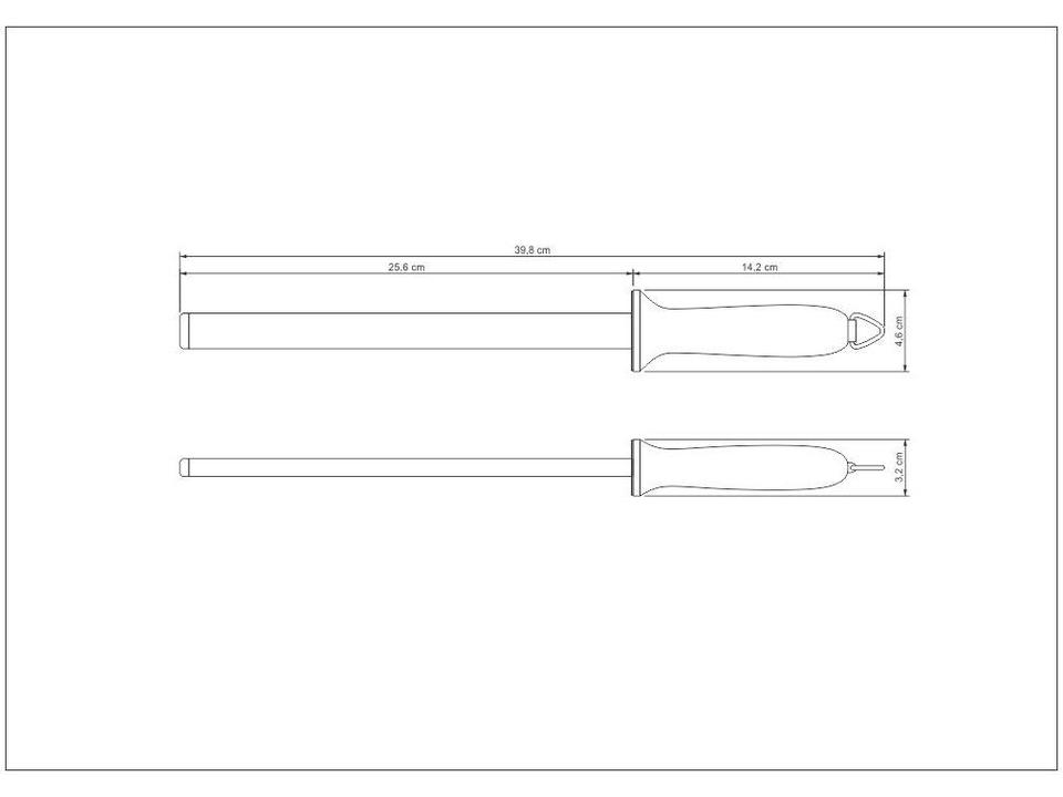 Chaira Diamantada 10” Tramontina Profi - 4