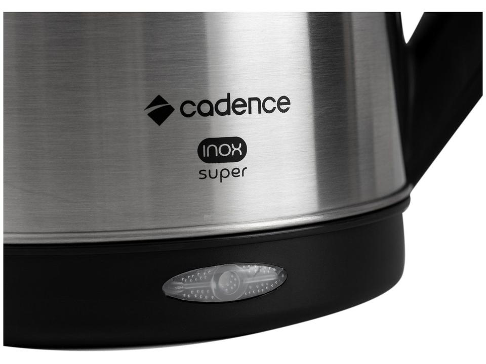 Chaleira Elétrica Cadence CEL821 Inox e Preto 1,8L - 7