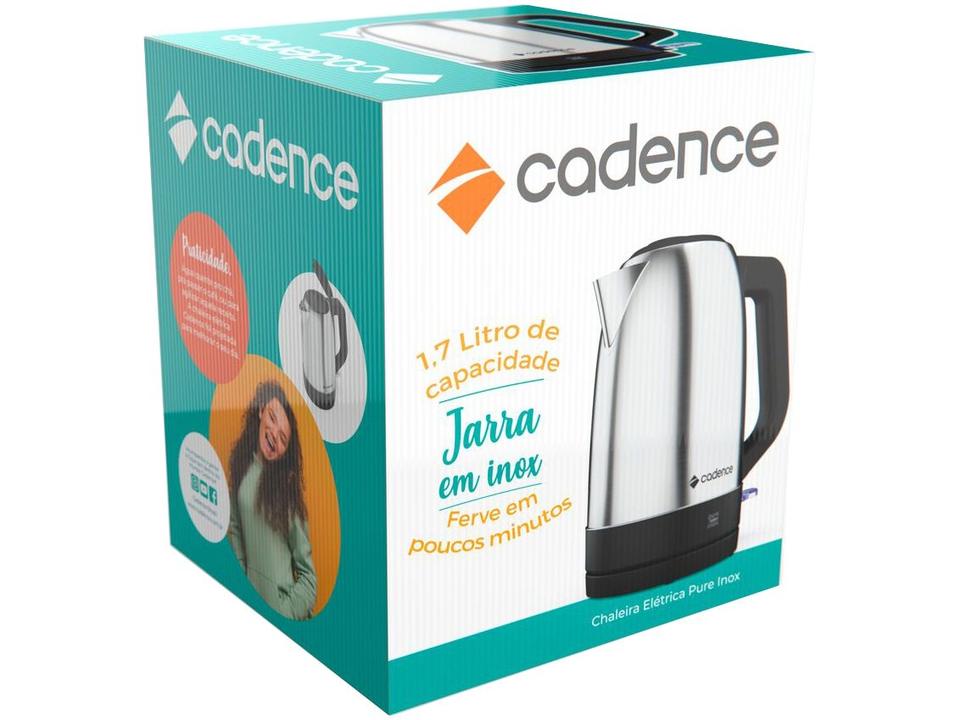 Chaleira Elétrica Cadence Pure Inox 1,7L - 5