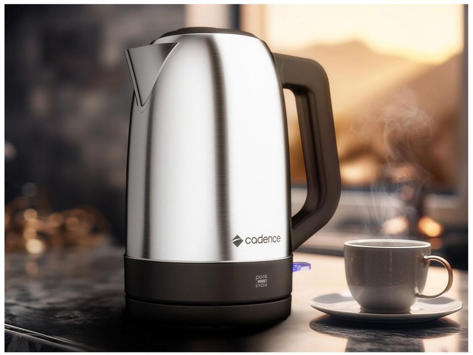 Chaleira Elétrica Cadence Pure Inox 1,7L - 1