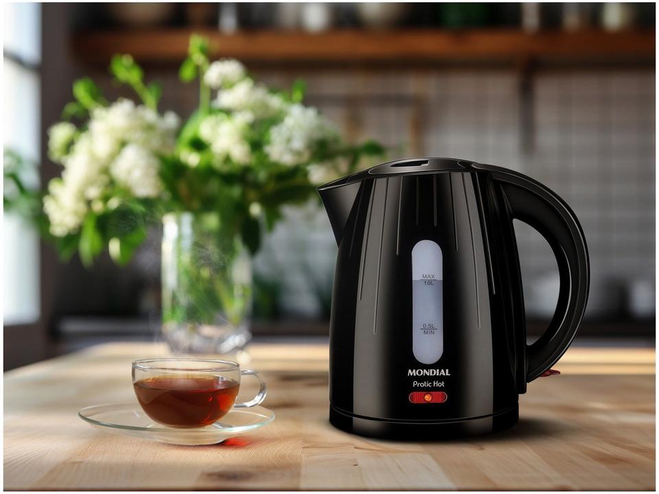 Chaleira Elétrica Mondial Pratic Hot CE-07 Preta - 2