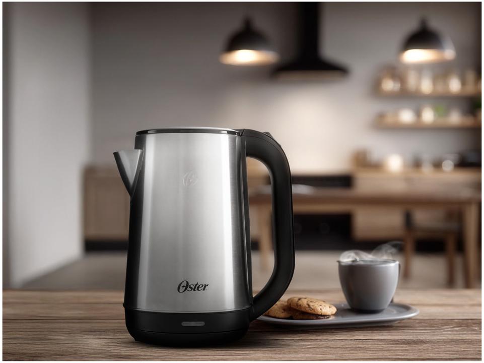 Chaleira Elétrica Oster OCEL840 Inox e Preto 2L - 1