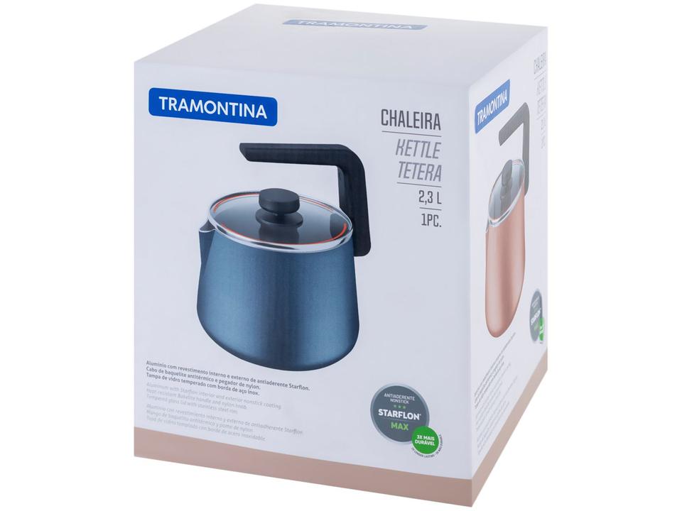 Chaleira Tramontina Cinza 2,3L Paris - 6