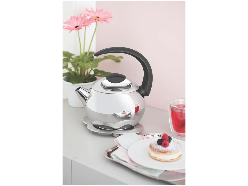 Chaleira Tramontina Inox 2,25L Brava - 1