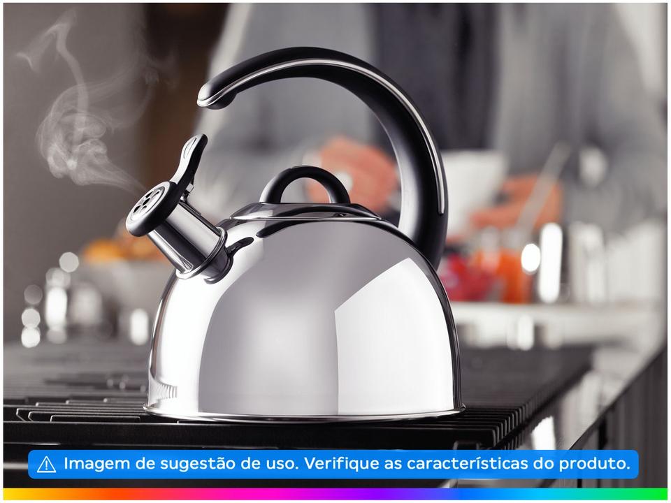Chaleira Tramontina Inox Fundo Triplo 3,3L 61488213 - 1