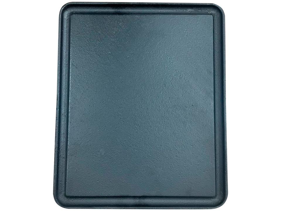 Chapa Grill de Ferro Fundido 35x25cm com Tábua Tramontina Mix - 5