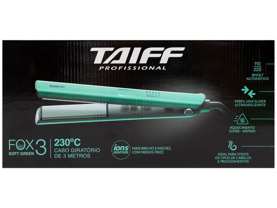 Chapinha de Cabelo Profissional Taiff Diamante Fox 3 com Íons - 8