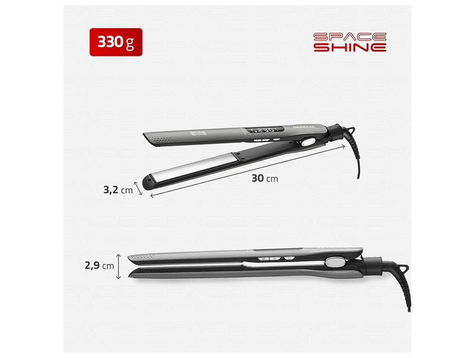 Chapinha Mondial Space Shine P-25 Tourmaline Íon 230°C P-2 - 5