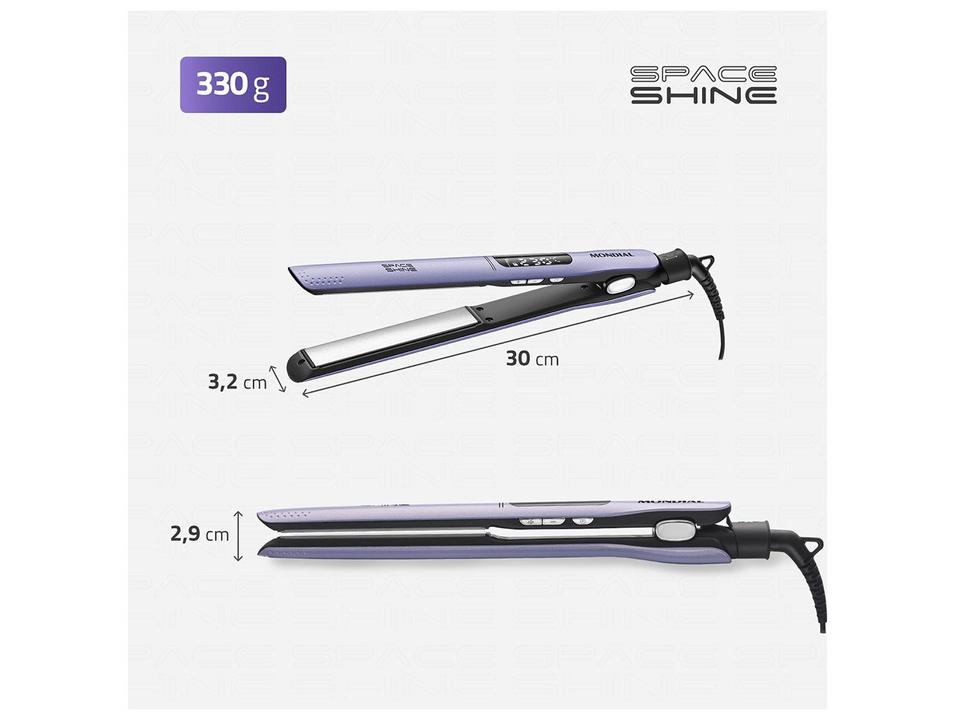 Chapinha Mondial Space Shine P-26 Tourmaline Íon 230°C P-2 - 6