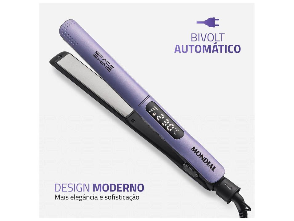 Chapinha Mondial Space Shine P-26 Tourmaline Íon 230°C P-2 - 5