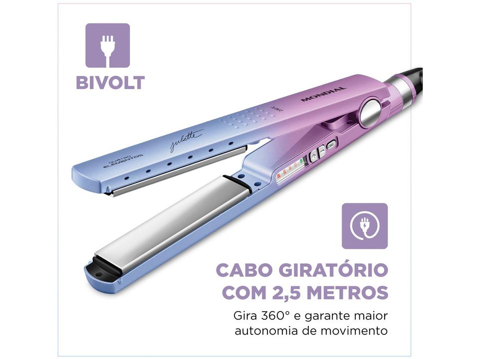 Chapinha / Prancha de Cabelo Mondial By Juliette - 6