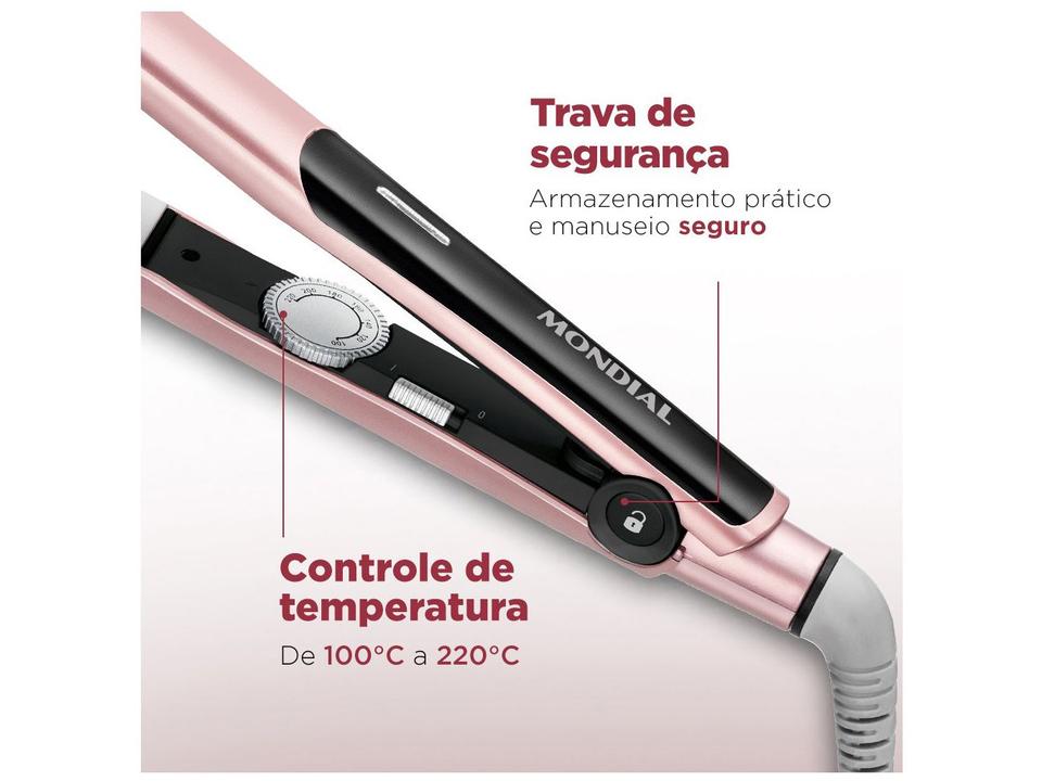 Chapinha/Prancha de Cabelo Mondial P-20 C - 3