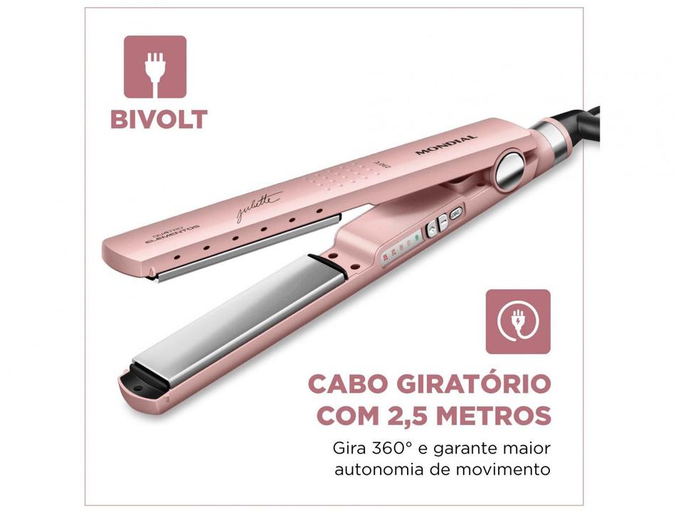 Chapinha/Prancha de Cabelo Mondial P-JU-01 - 5