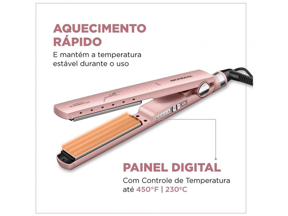 Chapinha/Prancha de Cabelo Mondial P-JU-01 - 4