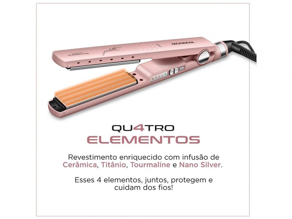 Chapinha/Prancha de Cabelo Mondial P-JU-01 - 2