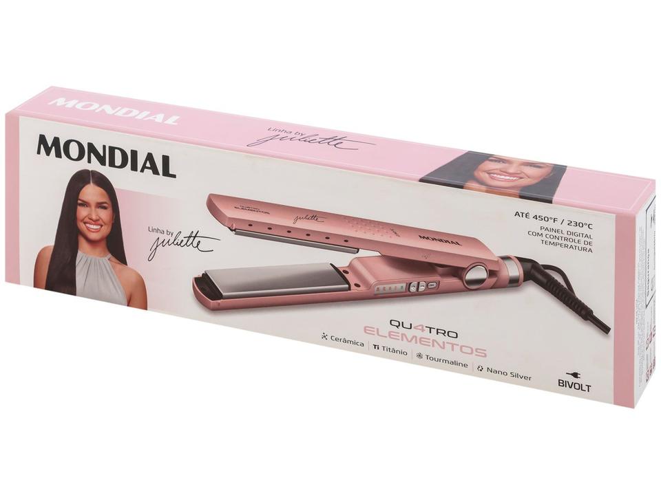 Chapinha/Prancha de Cabelo Mondial P-JU-01 - 12