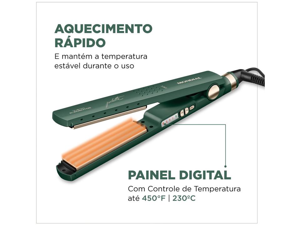 Chapinha/Prancha de Cabelo Mondial P-JU-02 - 4