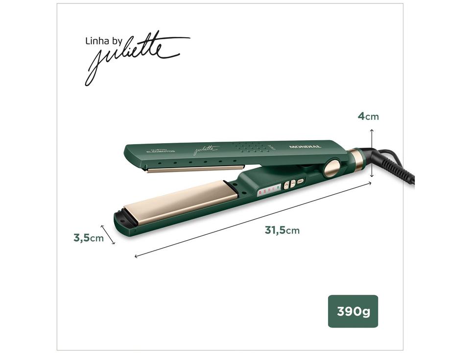 Chapinha/Prancha de Cabelo Mondial P-JU-02 - 6