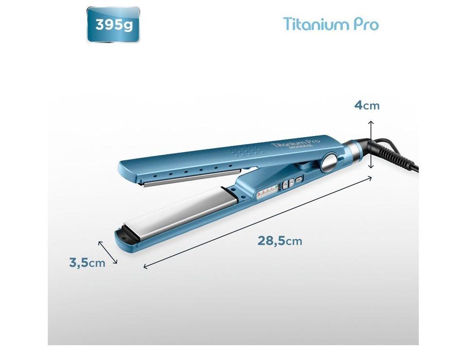 Chapinha/Prancha de Cabelo Mondial Titanium Pro - 5