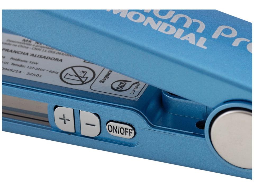 Chapinha/Prancha de Cabelo Mondial Titanium Pro - 9