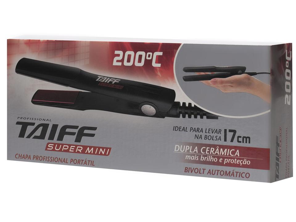 Chapinha/Prancha de Cabelo Taiff Elegance Super Mini Action 200ºC - 8