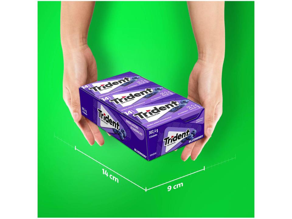 Chiclete Trident Blueberry Sem Açúcar - 3