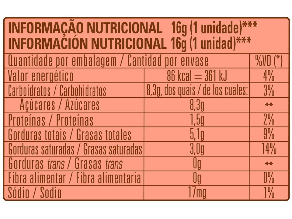 Chocolate Baton Ao Leite 16g Cada - 2