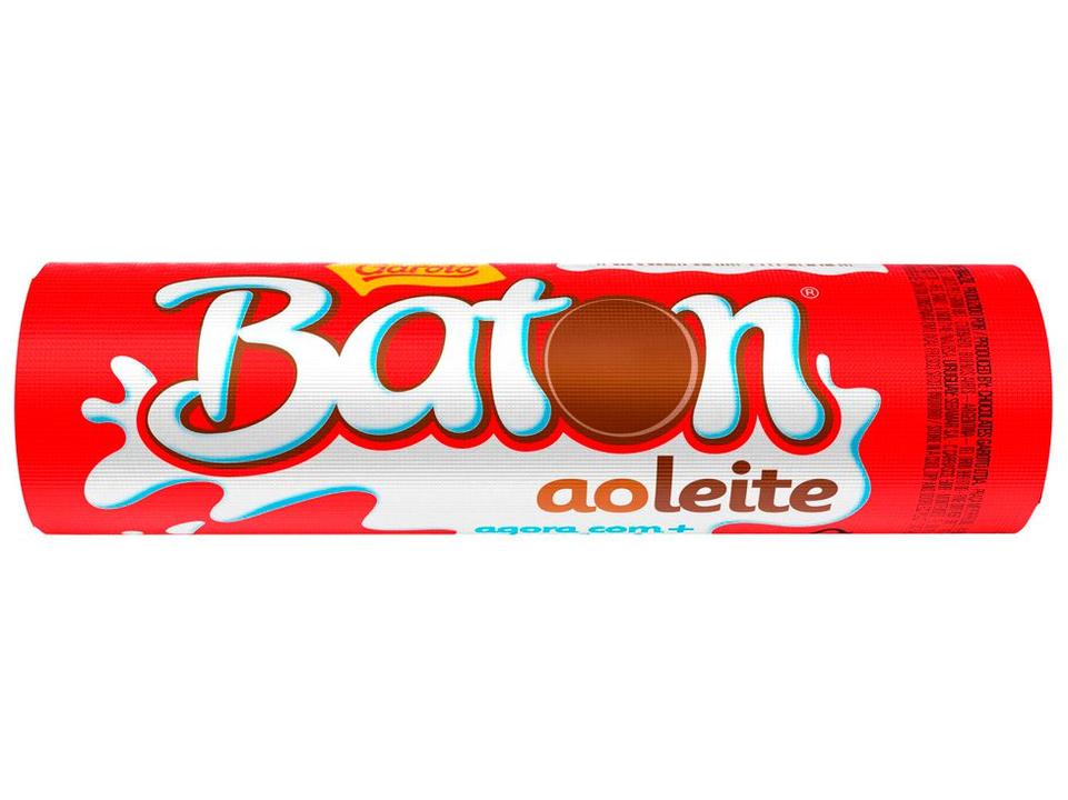 Chocolate Baton Ao Leite 16g Cada - 30 Unidades Garoto - 1
