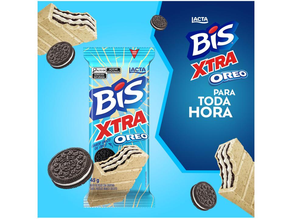 Chocolate Bis Xtra Oreo Lacta - Display Com 24 unidades de 45g - 3