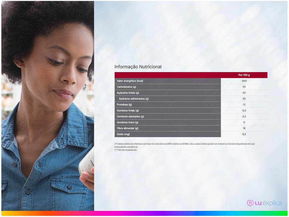 Chocolate em Pó 50% Cacau Nestle Profissional Dois Frades Caixa 1,01kg - 2