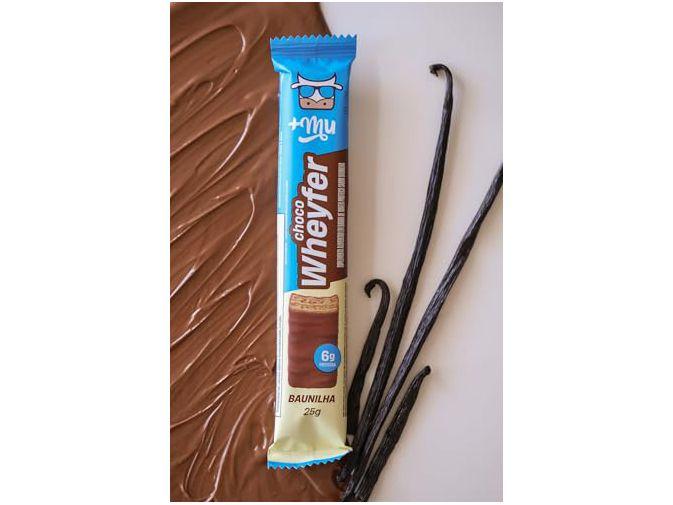 Chocowheyfer Mais Mu Wafer Proteico Sabor Baunilha 6g de Proteína Zero Açúcar Display com - 4