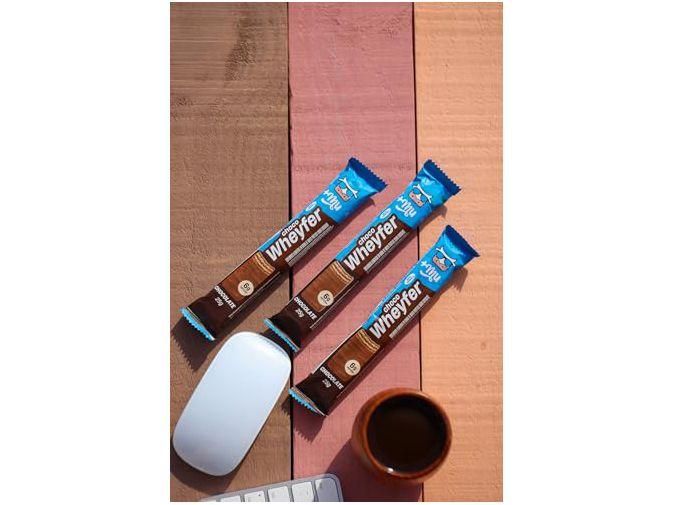 Chocowheyfer Mais Mu Wafer Proteico Sabor Chocolate 6g de Proteína Zero Açúcar Display com 12 Unidades - 3
