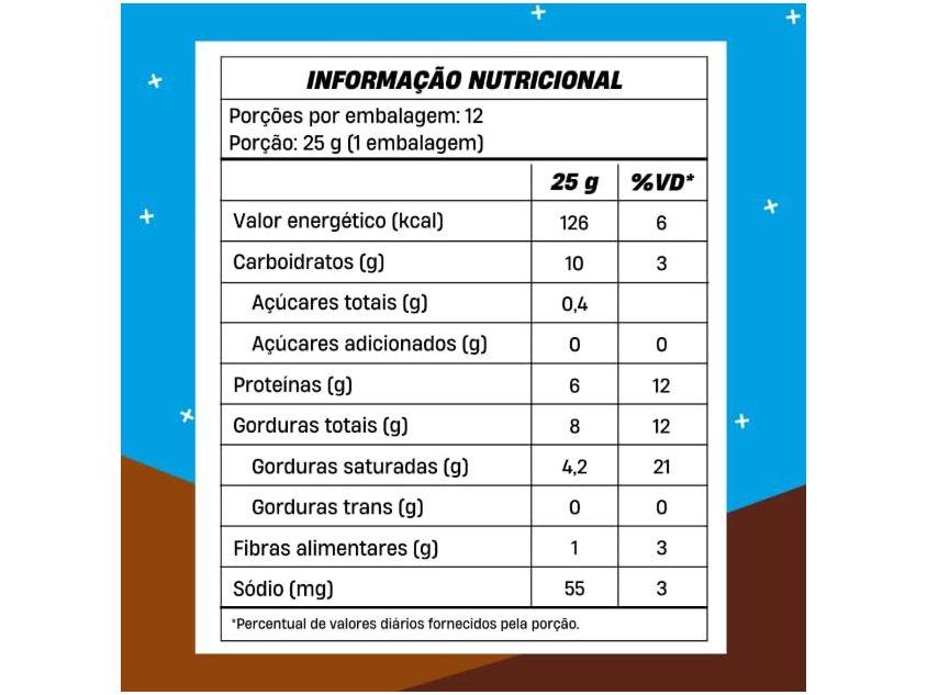 Chocowheyfer Mais Mu Wafer Proteico Sabor Chocolate 6g de Proteína Zero Açúcar Display com 12 Unidades - 5