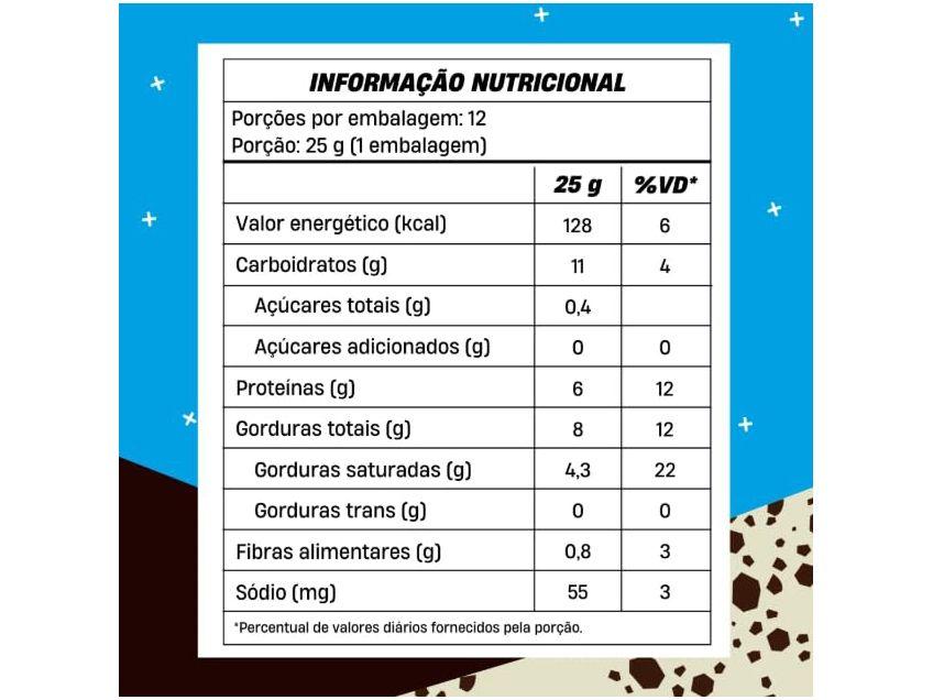Chocowheyfer Mais Mu Wafer Proteico Sabor Cookies 6g de Proteína Zero Açúcar Display com 12 Unidades - 5