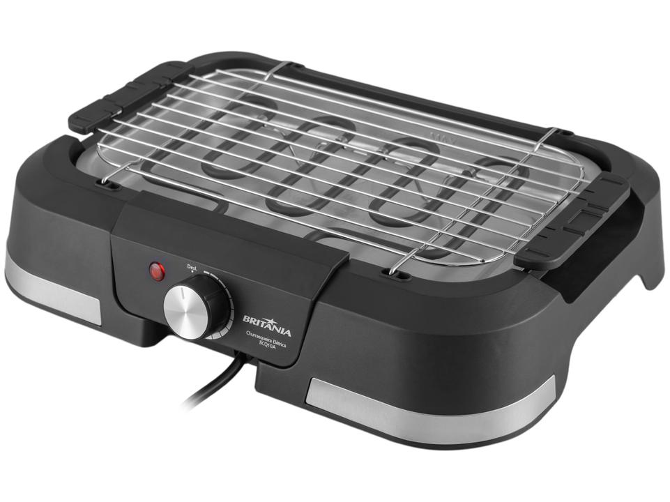 Churrasqueira Elétrica De mesa Britânia 1500W de potência BCQ10A - 4